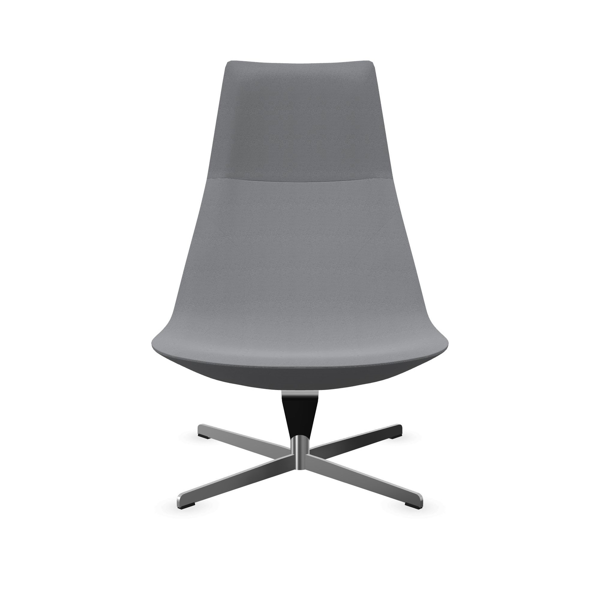 Lounge Sessel Profim Chic Lounge A10F (Hellgrau, Neu, Verchromt)
