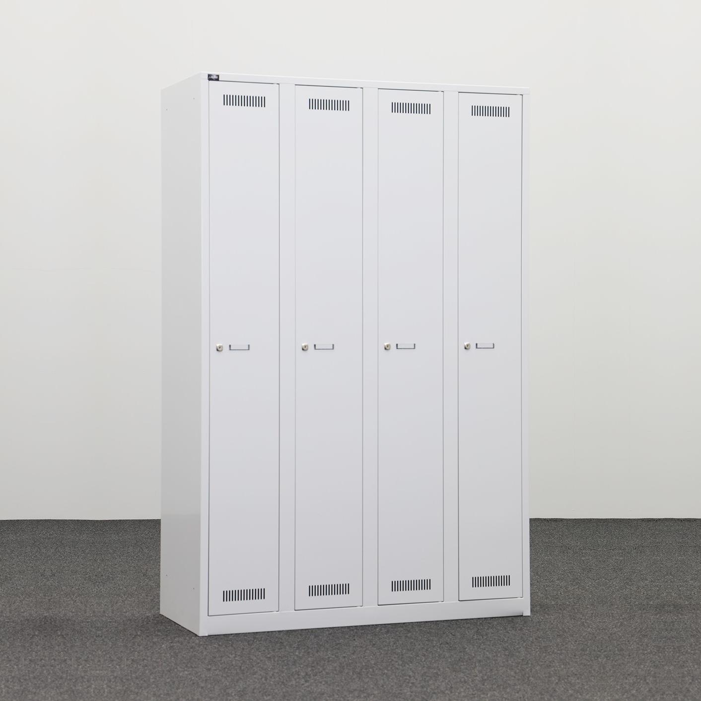 Garderobenschränke Bisley Light (Neu, 4 Türen, Mit Schlüssel)