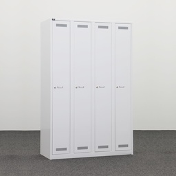 Garderobenschränke Bisley Light (Normal gebraucht, mit 4 Türen, mit Schlüssel)