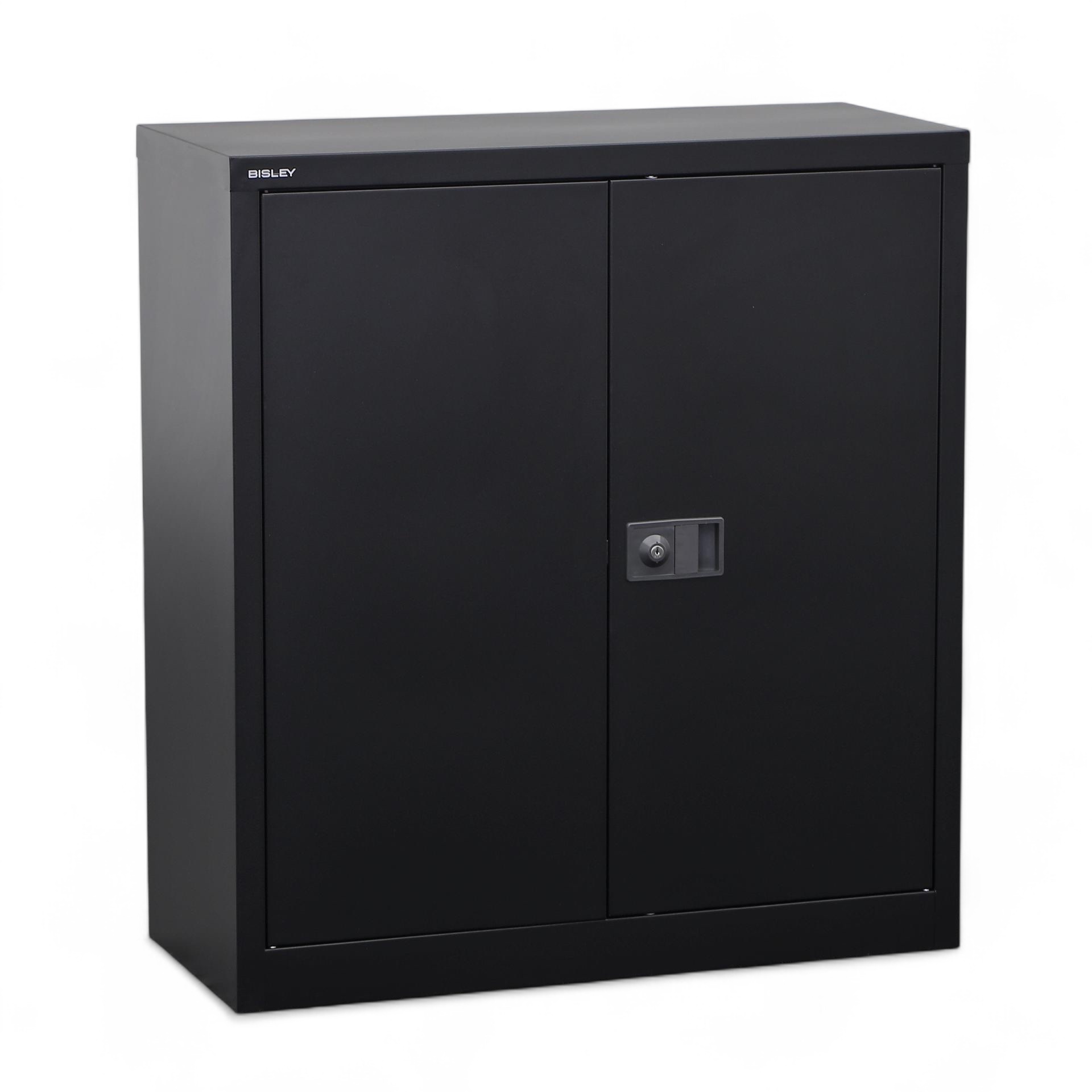 Mobili in acciaio Bisley Universal (Nero, Nuovo, Con chiave)