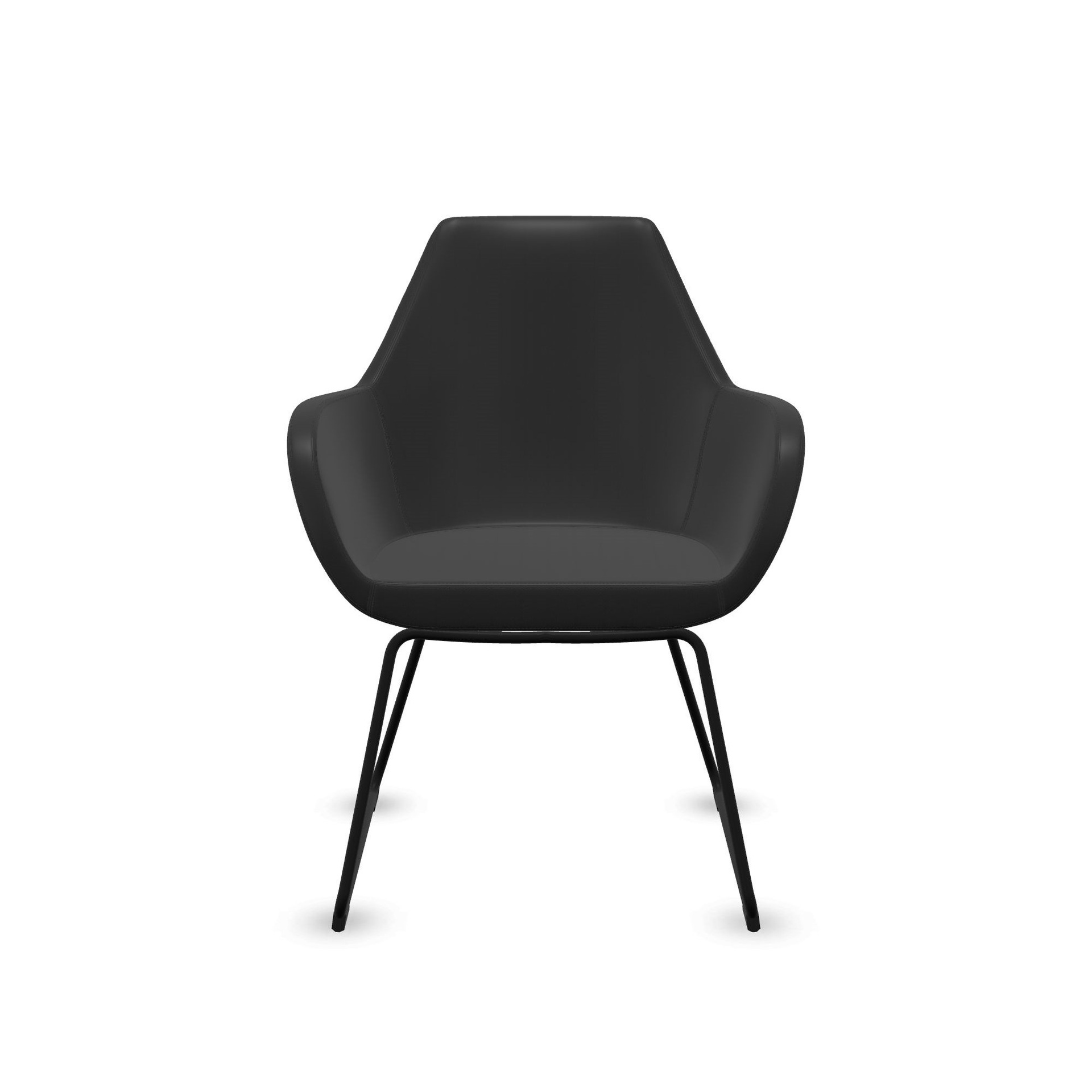 Chaises à 4 pieds Profim Fan 10V (Noir, Nouveau, Noir)