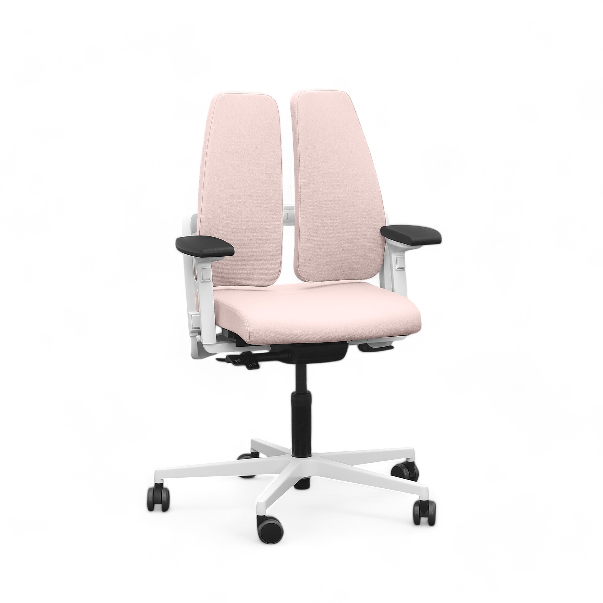 Bürostuhl SitagXilium DuoBack swissmade ergonomisch mit 4D Armlehnen, Rosa, Neu, Ergonomischer Stuhl - ideal für flexibles Arbeiten