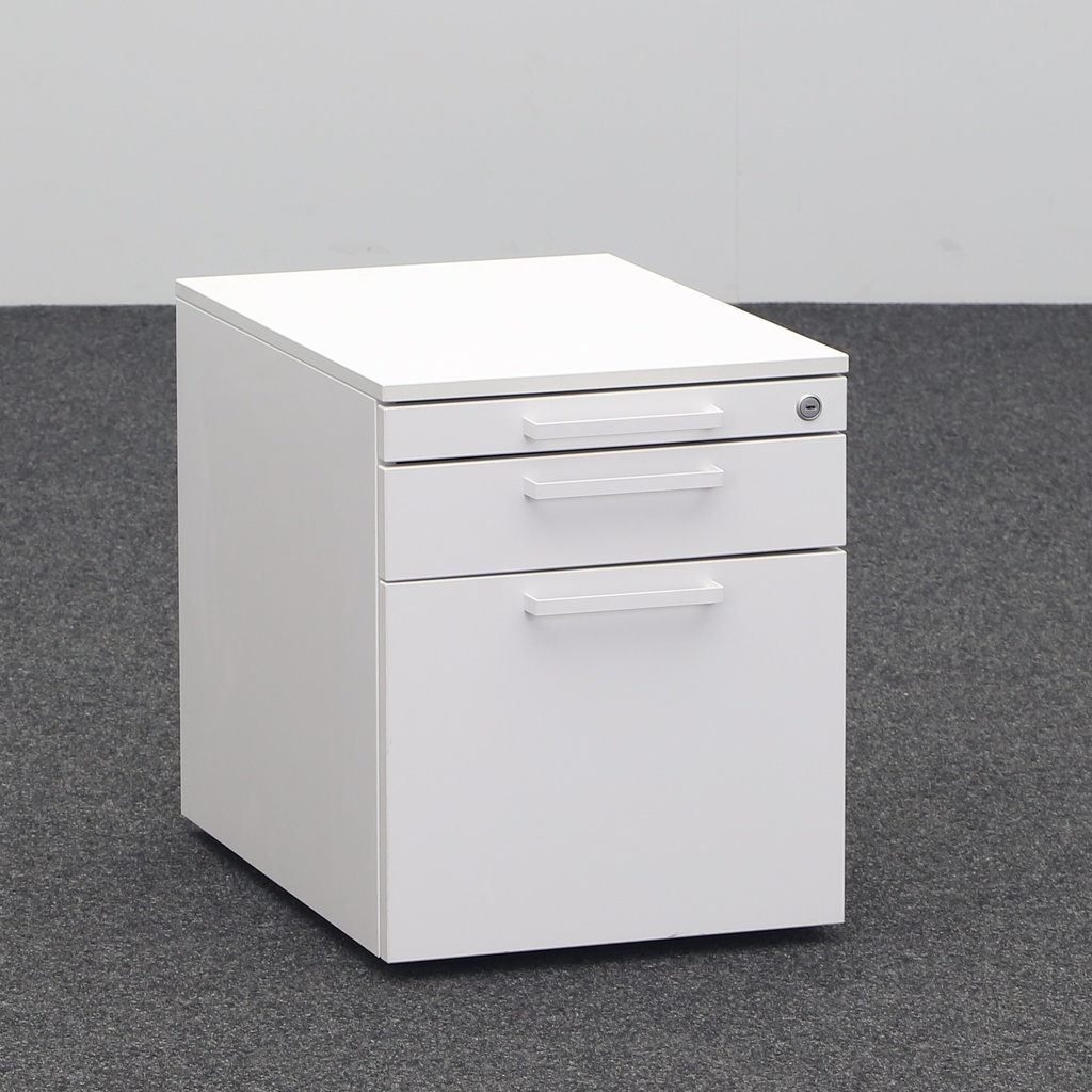 Rollcontainer Steelcase (Normal gebraucht, ohne Schlüssel, mit Hängeregister & Stauraum)