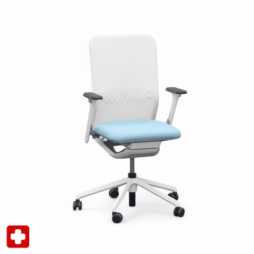 Bürostuhl SitagTeam Mesh swissmade (Blau, Neu)