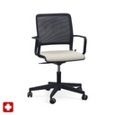 Konferenzstuhl Sitag SitagXilium Mesh (Beige, Neu, mit Fixarmlehnen)