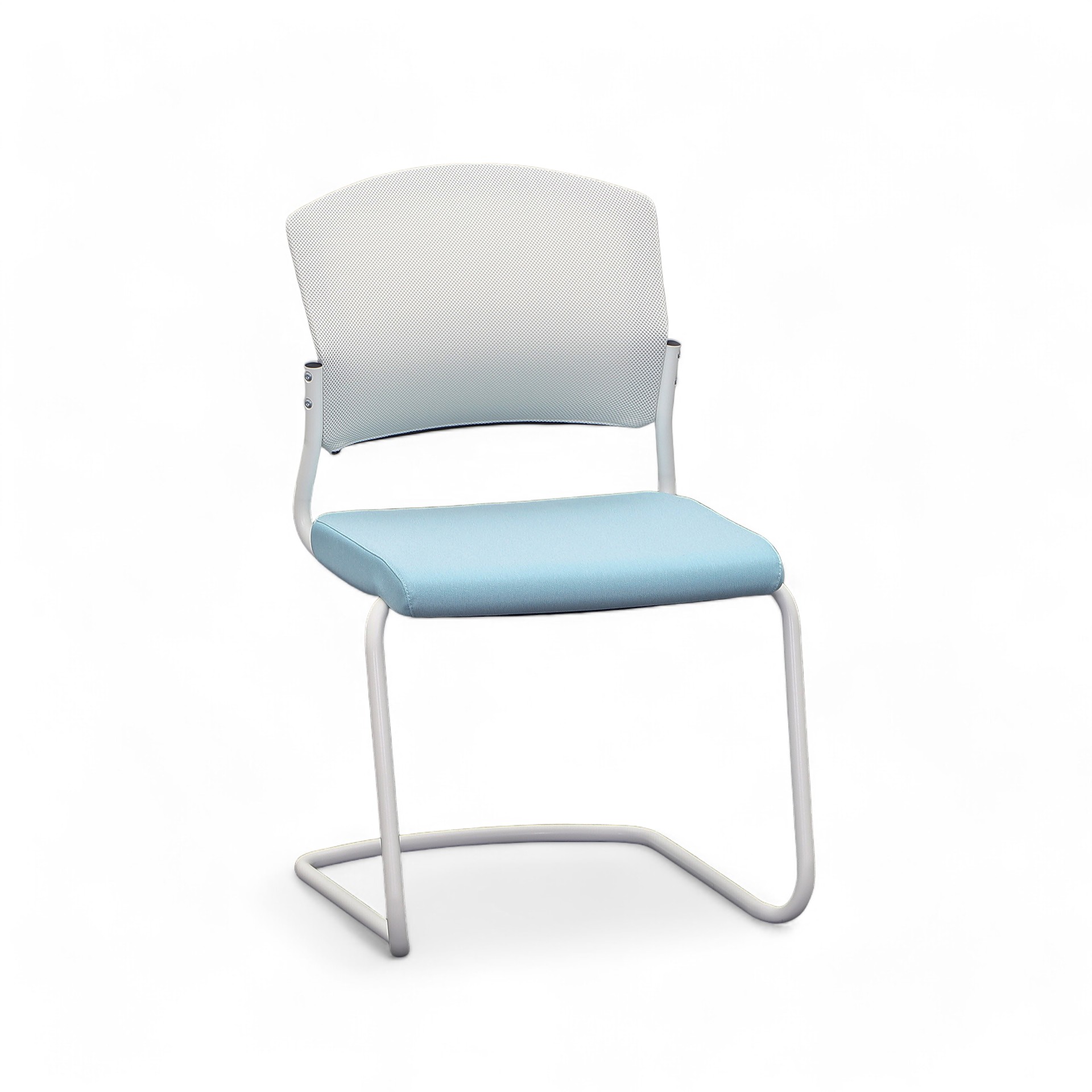 Freischwinger Sitag EL100 Blau ohne Armlehnen, Freischwinger-Gestell, Neu - Perfekt für Besucher und Gäste