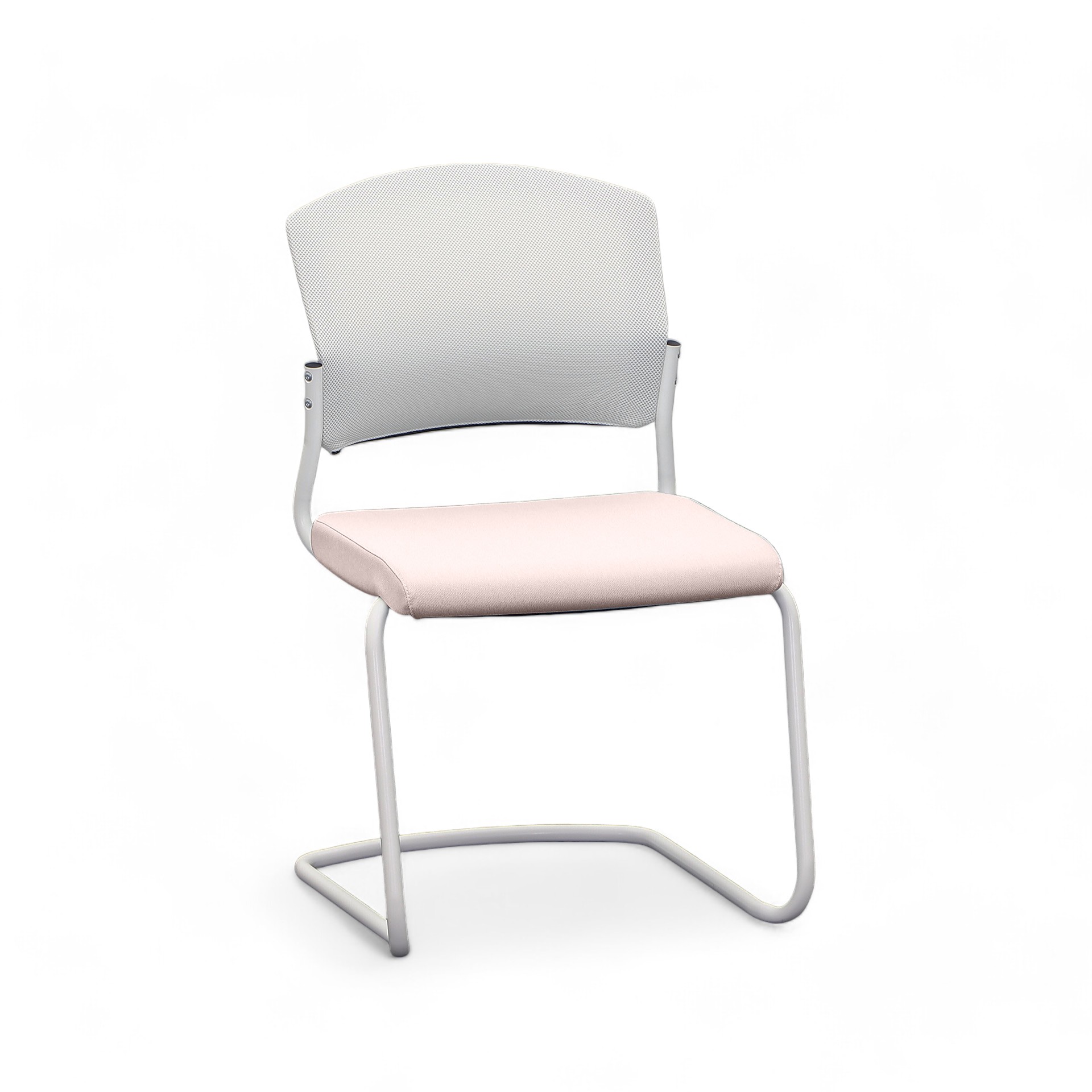 Freischwinger Sitag EL100 Rosa ohne Armlehnen, Freischwinger-Gestell, Neu - Perfekt für Besucher und Gäste