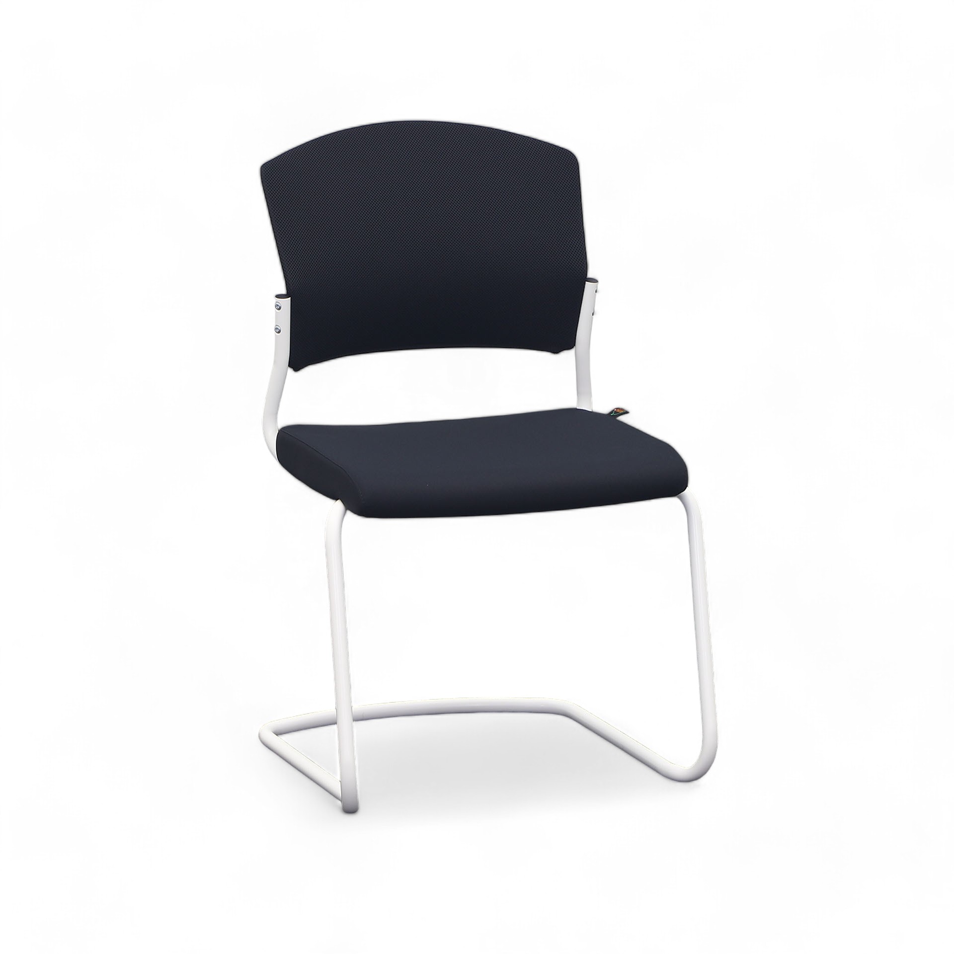 Freischwinger Sitag EL100 Schwarz ohne Armlehnen, Freischwinger-Gestell, Neu - Perfekt für Besucher und Gäste