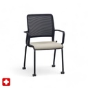 Chaises à 4 pieds Sitag SitagXilium Mesh (Nouveau, Beige)