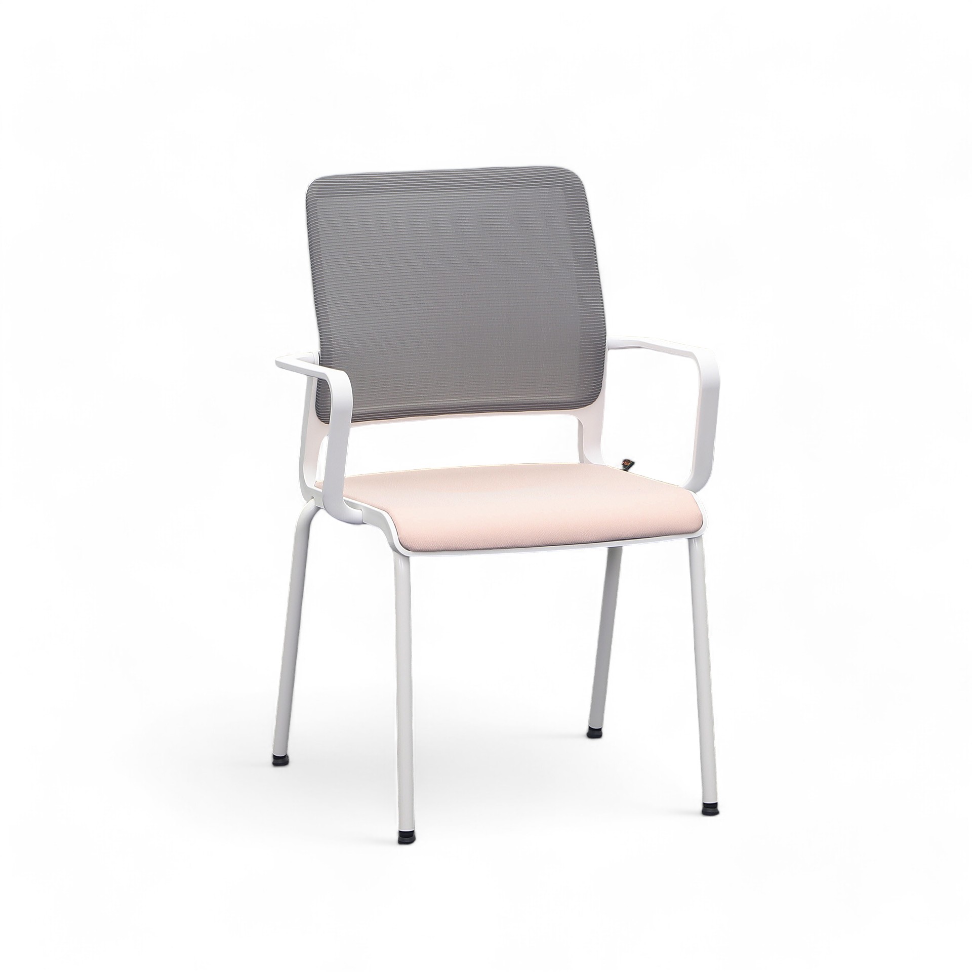 4-Fuss Stühle Sitag SitagXilium Mesh Rosa mit Fixarmlehnen, Neu – Perfekt für Büro und Empfang