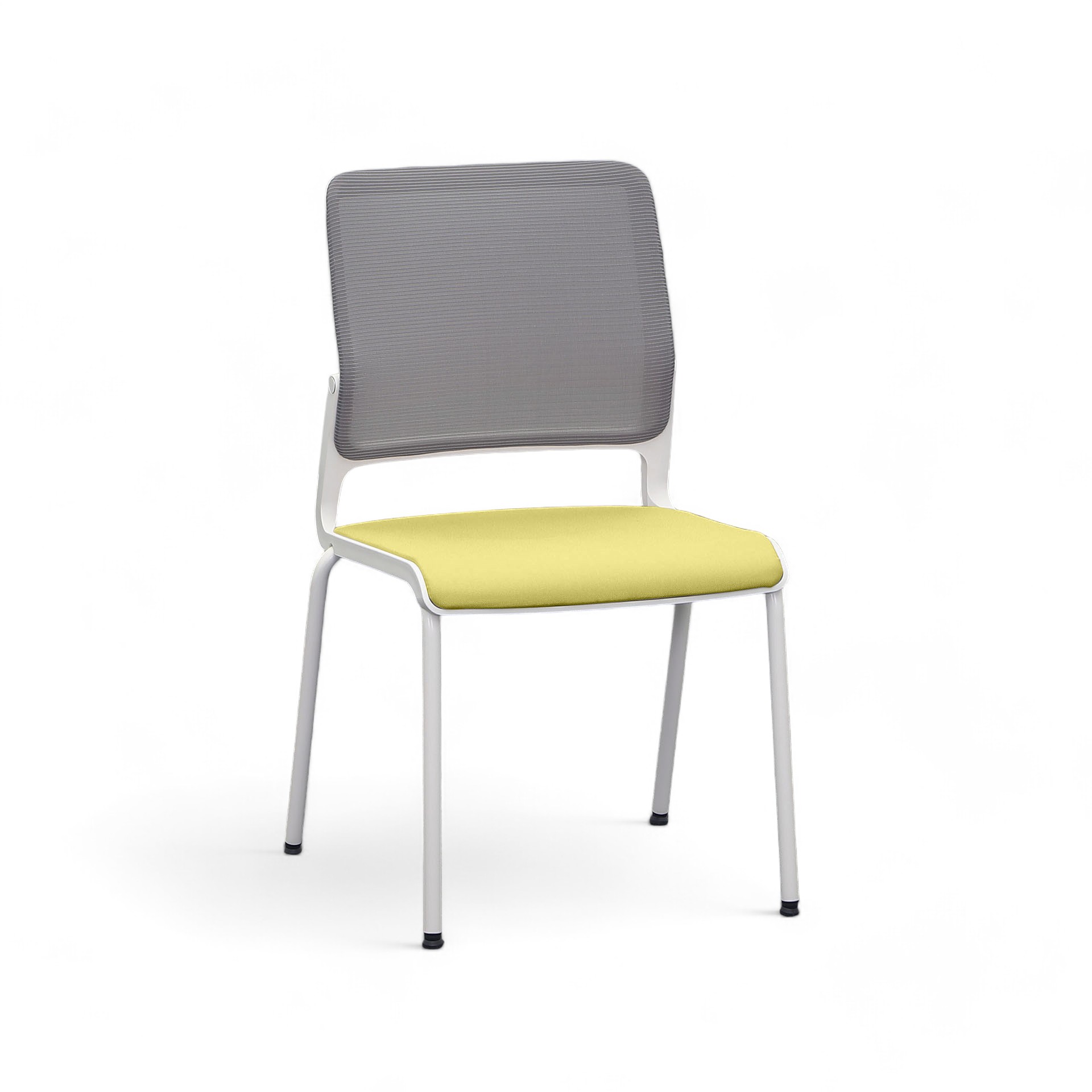 4-Fuss Stühle Sitag SitagXilium Mesh Gelb ohne Armlehnen, Neu – Perfekt für Büro und Empfang