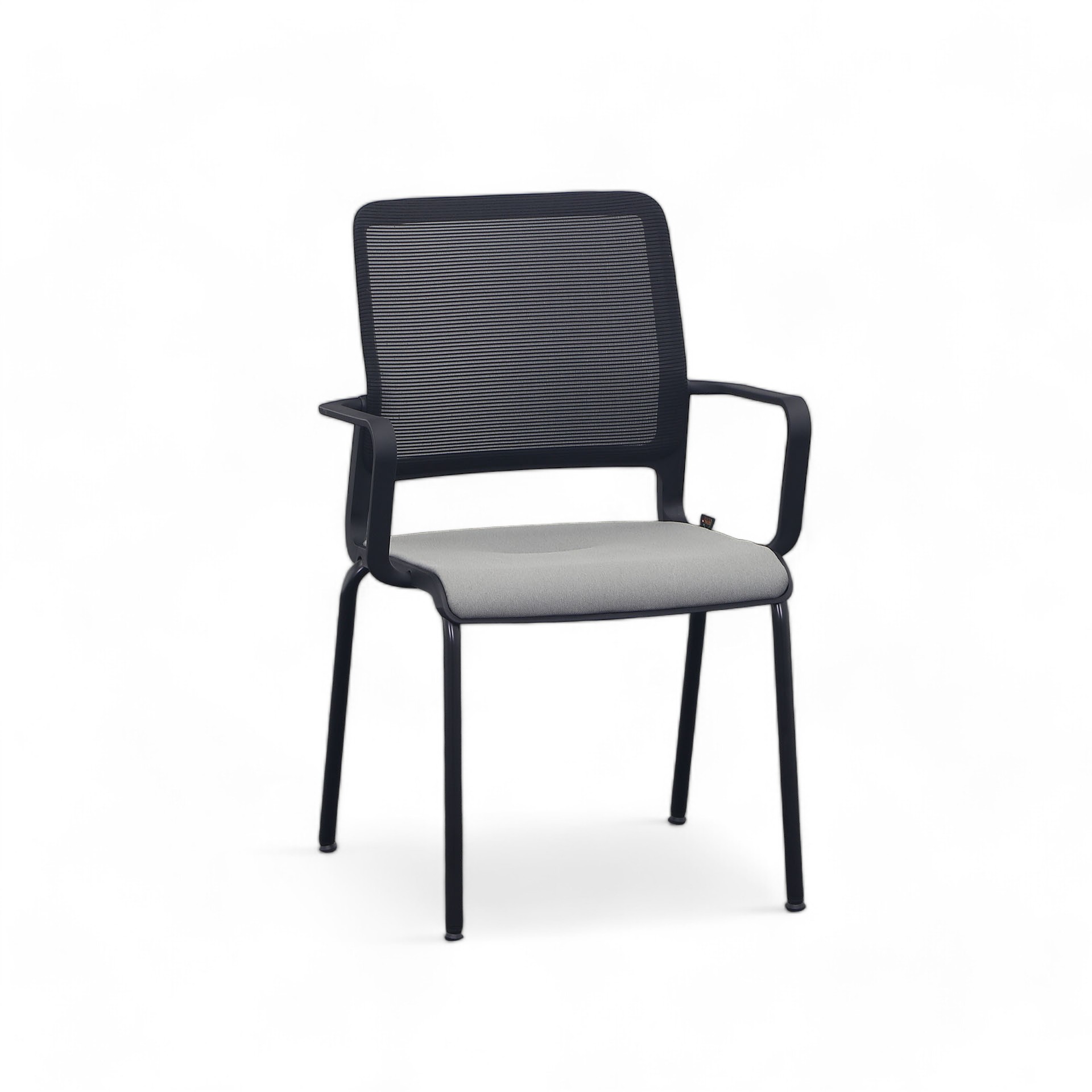 Image of Besucherstuhl Sitag SitagXilium Mesh Grau mit Fixarmlehnen, Neu – Perfekt für Büro und Empfang