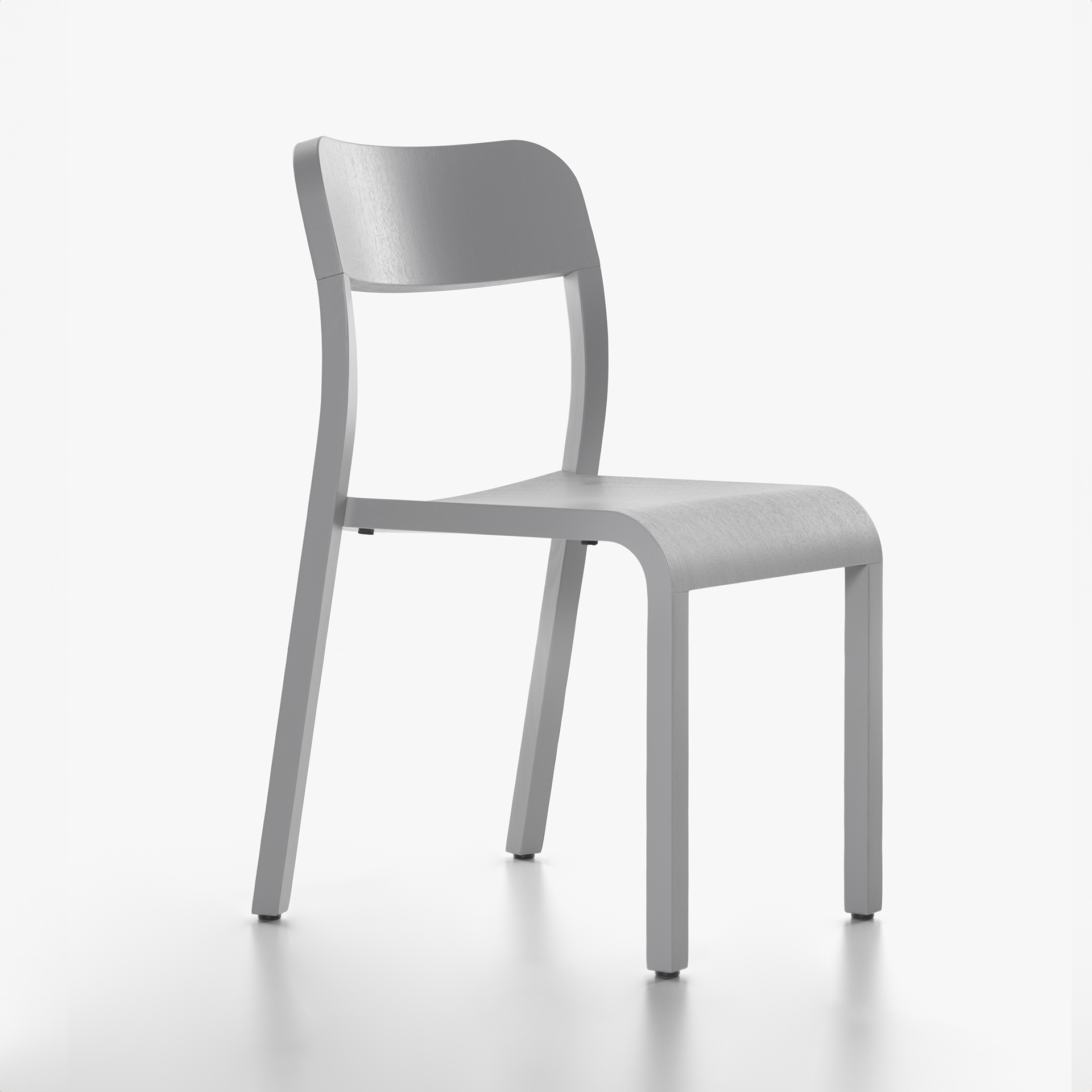 Image of Holzstühle Plank Blocco Grau ohne Armlehnen, Neu - Perfekt für komfortables Sitzen