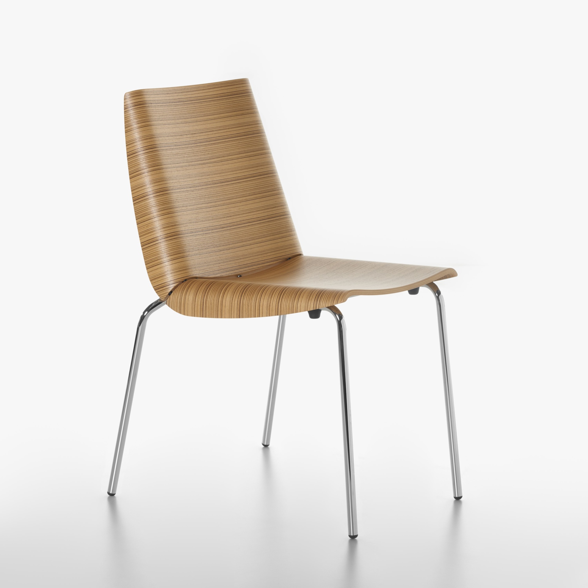Image of Plank Millefoglie Stuhl Esche ohne Armlehnen, Neu – Perfekt für Büro und Empfang