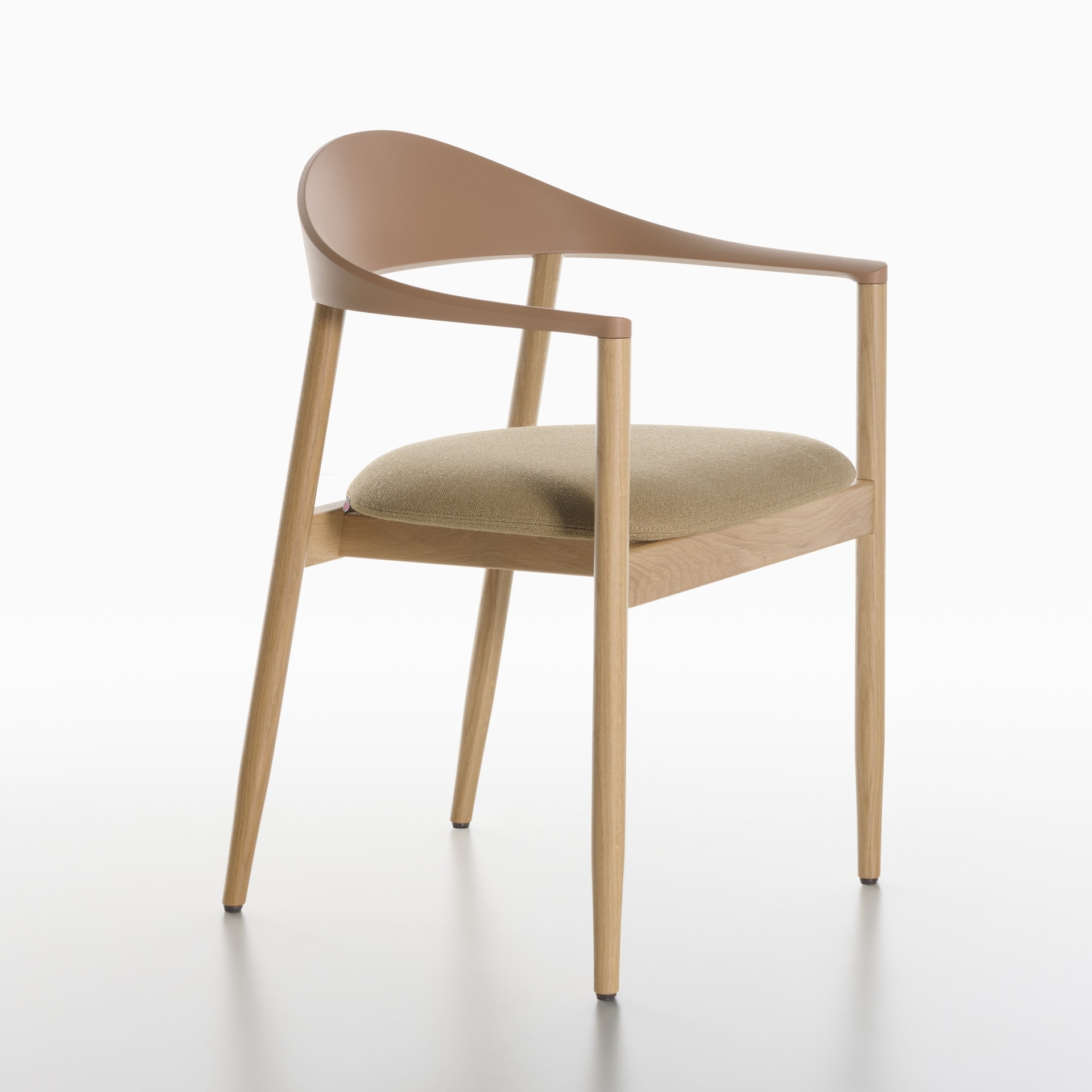 Chaises avec accoudoirs Plank Monza Soft Chêne avec accoudoirs fixes, Nouveau - parfait pour le bureau et la réception