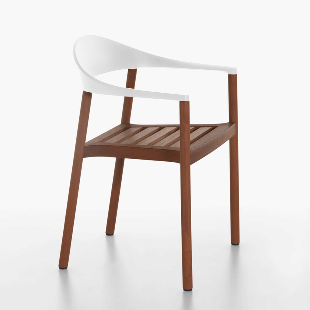 Outdoorstühle Plank Monza (Neu, Weiss)