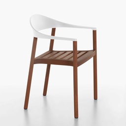 Outdoorstühle Plank Monza (Neu, Weiss)