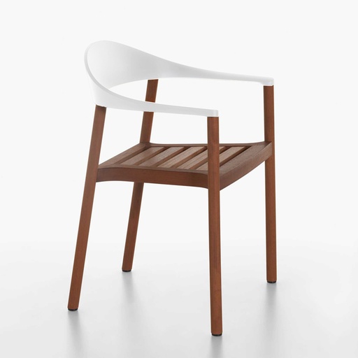 Outdoorstühle Plank Monza (Neu, Weiss)