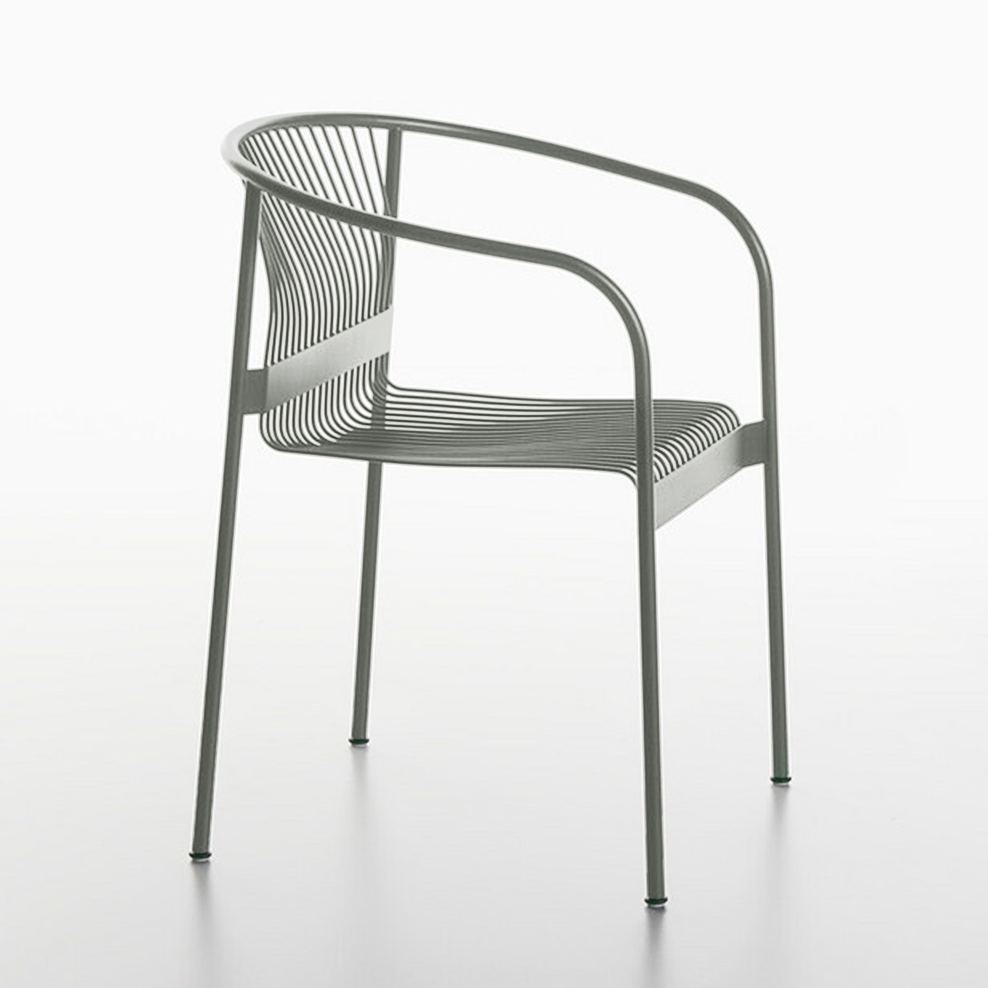 Image of Outdoorstühle Plank Velit Grau mit Fixarmlehnen, Neu – Perfekt für Büro und Empfang