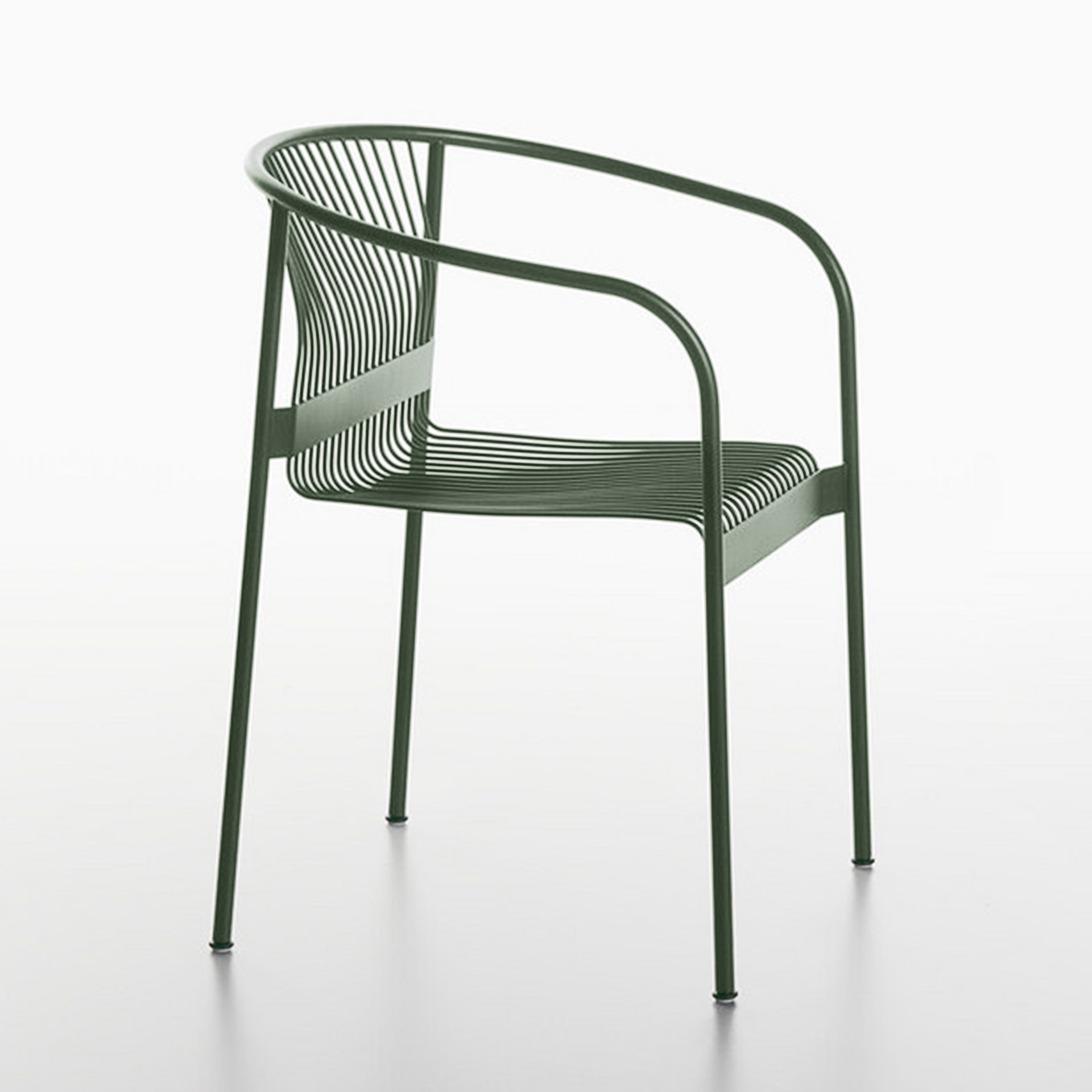 Image of Outdoorstühle Plank Velit Olivgrün mit Fixarmlehnen, Neu – Perfekt für Büro und Empfang