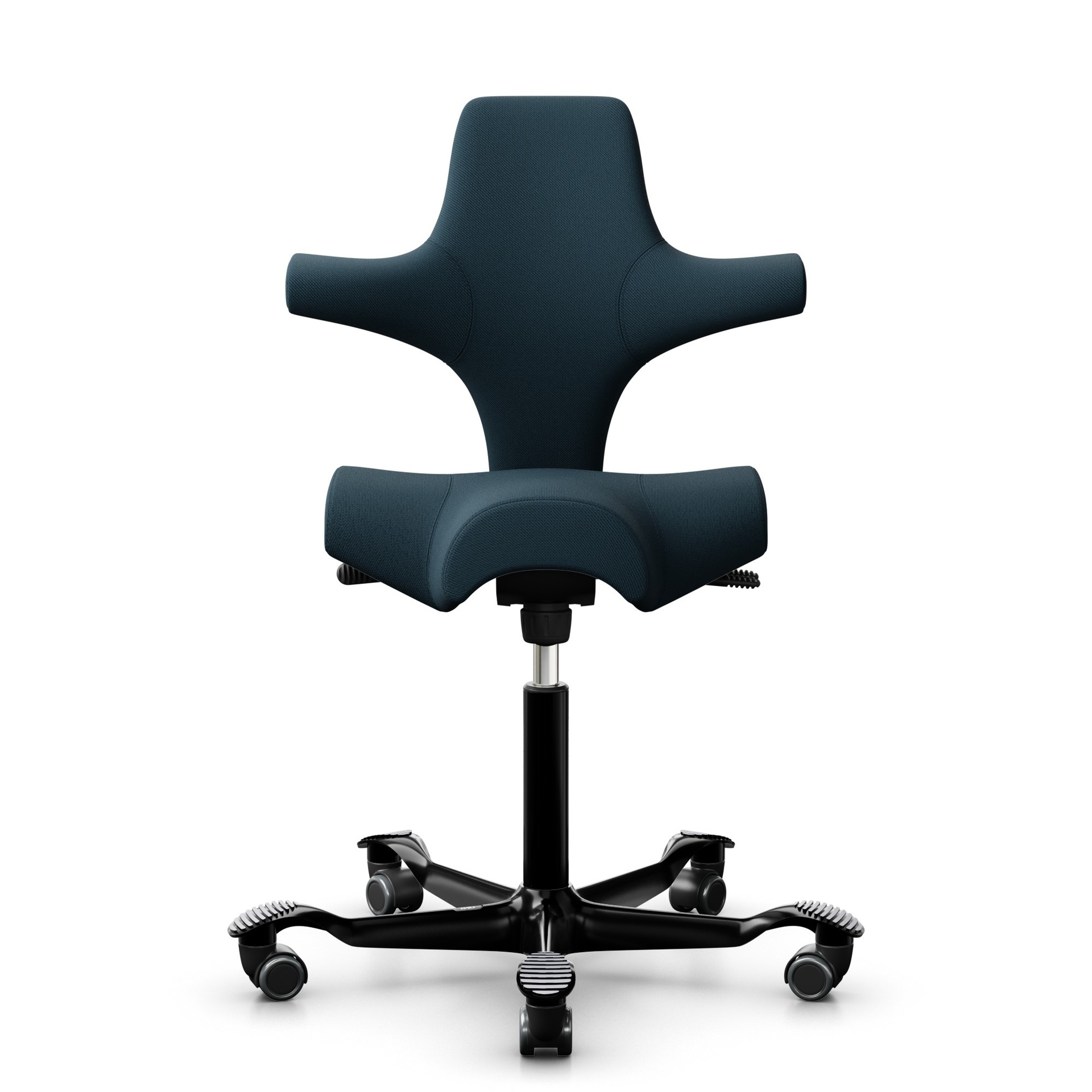 Image of Sattelstuhl HAG Capisco 8106 ohne Armlehnen, Blau/Schwarz, Neu, Ergonomischer Stuhl - ideal für flexibles Arbeiten