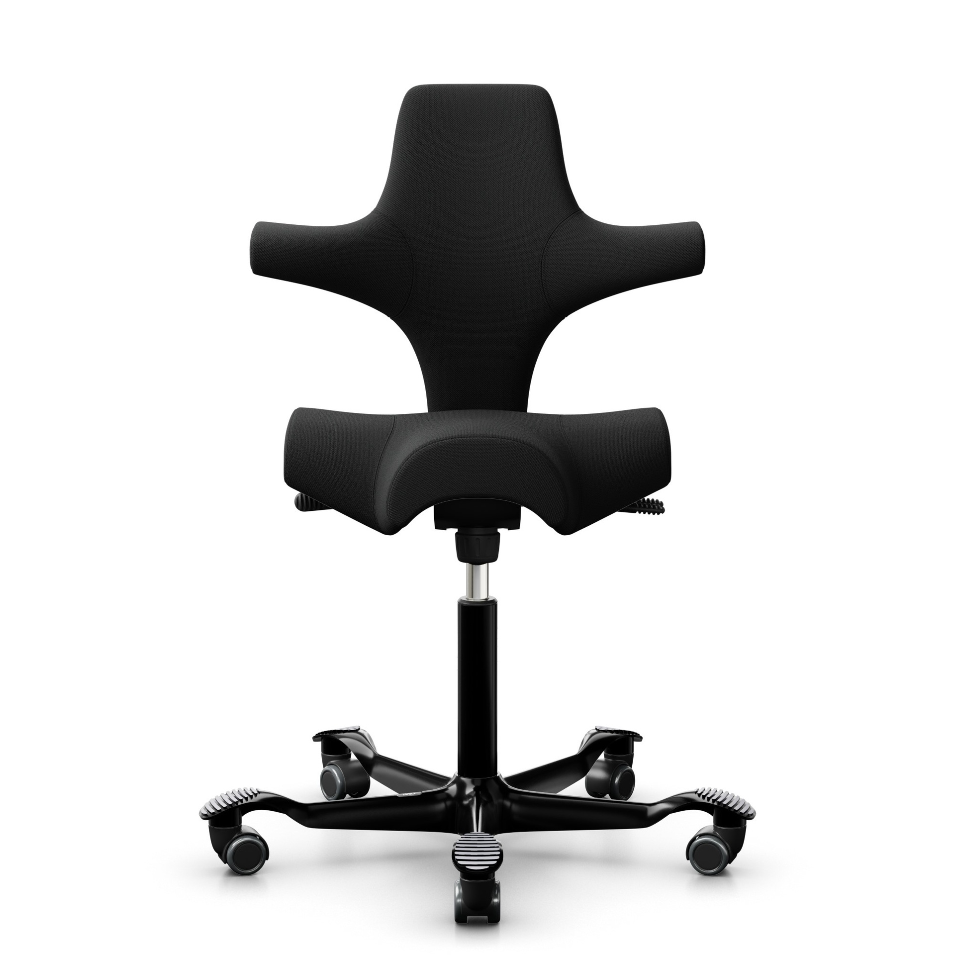 Image of Sattelstuhl HAG Capisco 8106 ohne Armlehnen, Schwarz/Schwarz, Neu, Ergonomischer Stuhl - ideal für flexibles Arbeiten