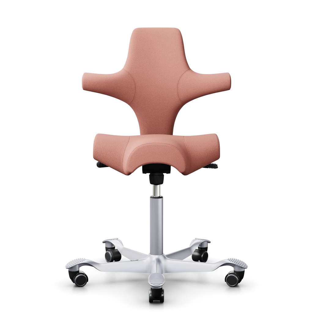 Sattelstuhl HAG Capisco 8106 (Rosa, Neu, Silbergrau)