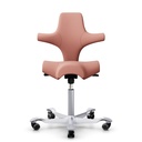 Sattelstuhl HAG Capisco 8106 (Rosa, Neu, Silbergrau)