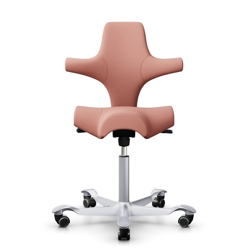 Sattelstuhl HAG Capisco 8106 (Rosa, Neu, Silbergrau)