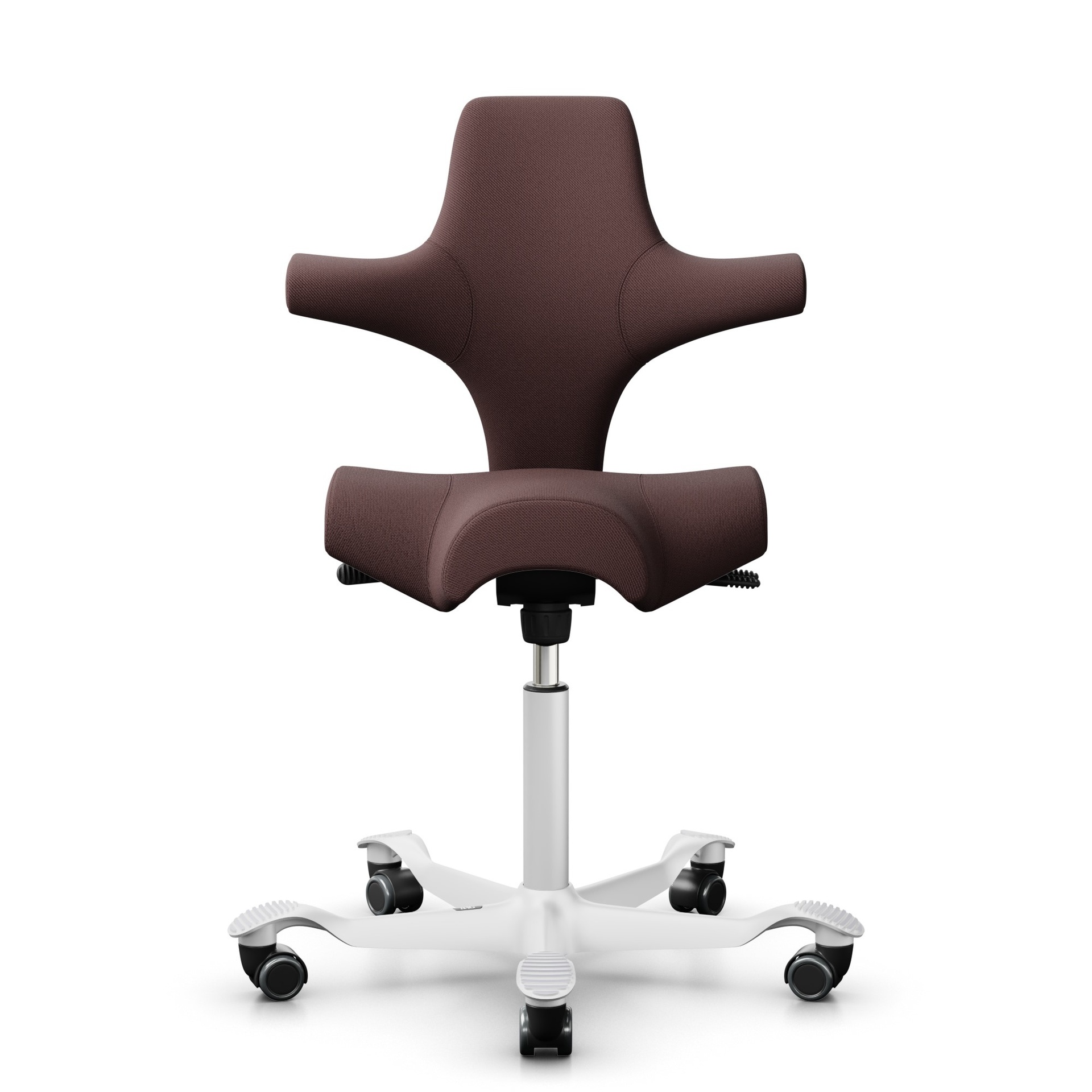 Image of Sattelstuhl HAG Capisco 8106 ohne Armlehnen, Braun/Weiss, Neu, Ergonomischer Stuhl - ideal für flexibles Arbeiten