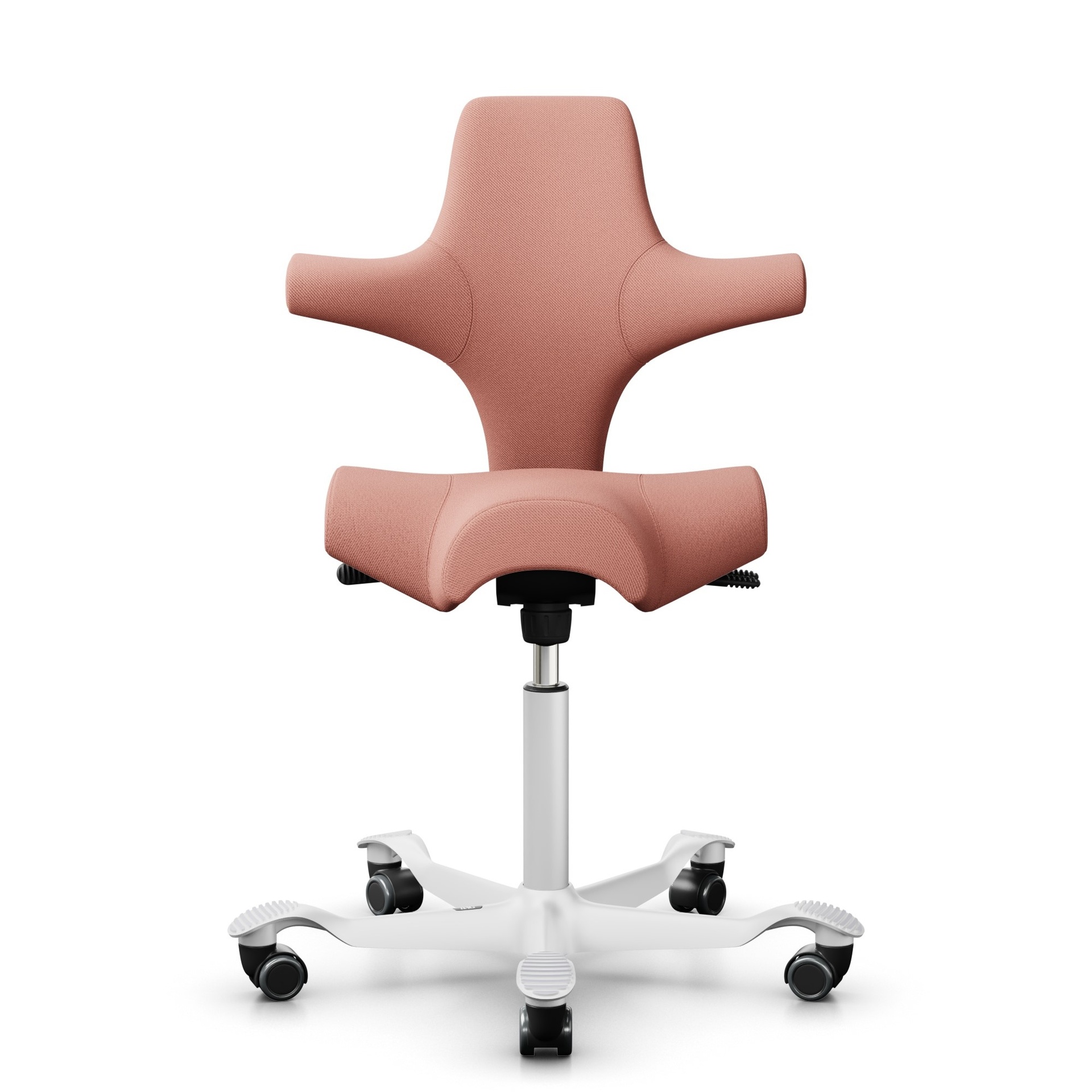 Image of Sattelstuhl HAG Capisco 8106 ohne Armlehnen, Rosa/Weiss, Neu, Ergonomischer Stuhl - ideal für flexibles Arbeiten