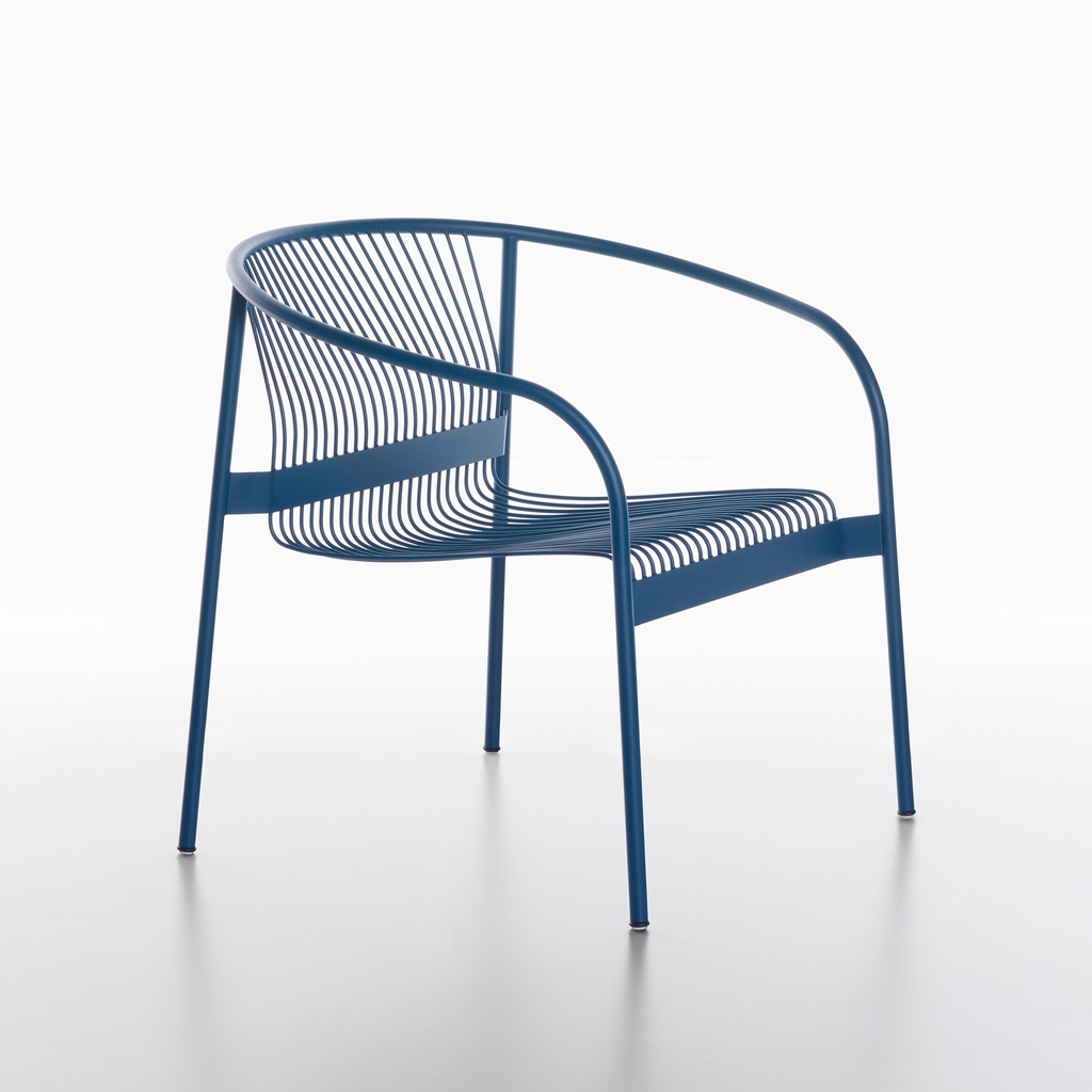 Outdoor lounge chairs Plank Velit (Blue, New)