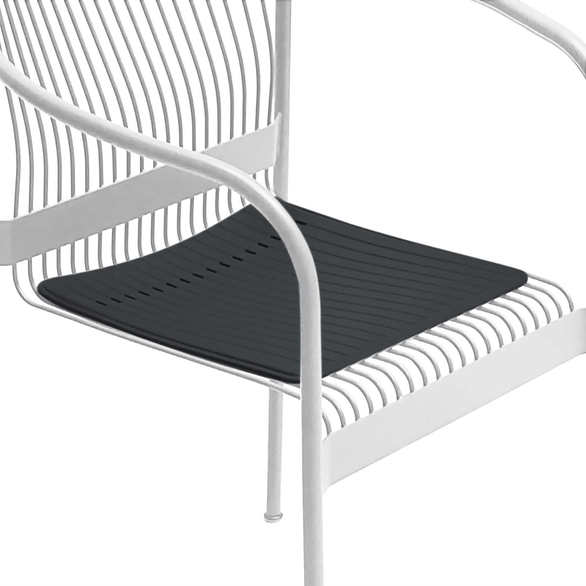 Image of Sitzauflage für Outdoorstühle Plank Velit Schwarz, Neu