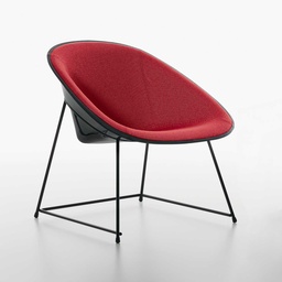 Lounge Sessel Plank Cup (Neu, Rot, Schwarz)