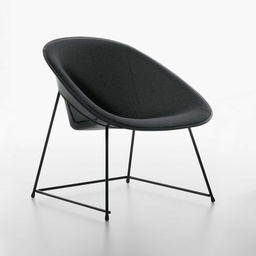 Lounge Sessel Plank Cup (Schwarz, Neu, Schwarz)