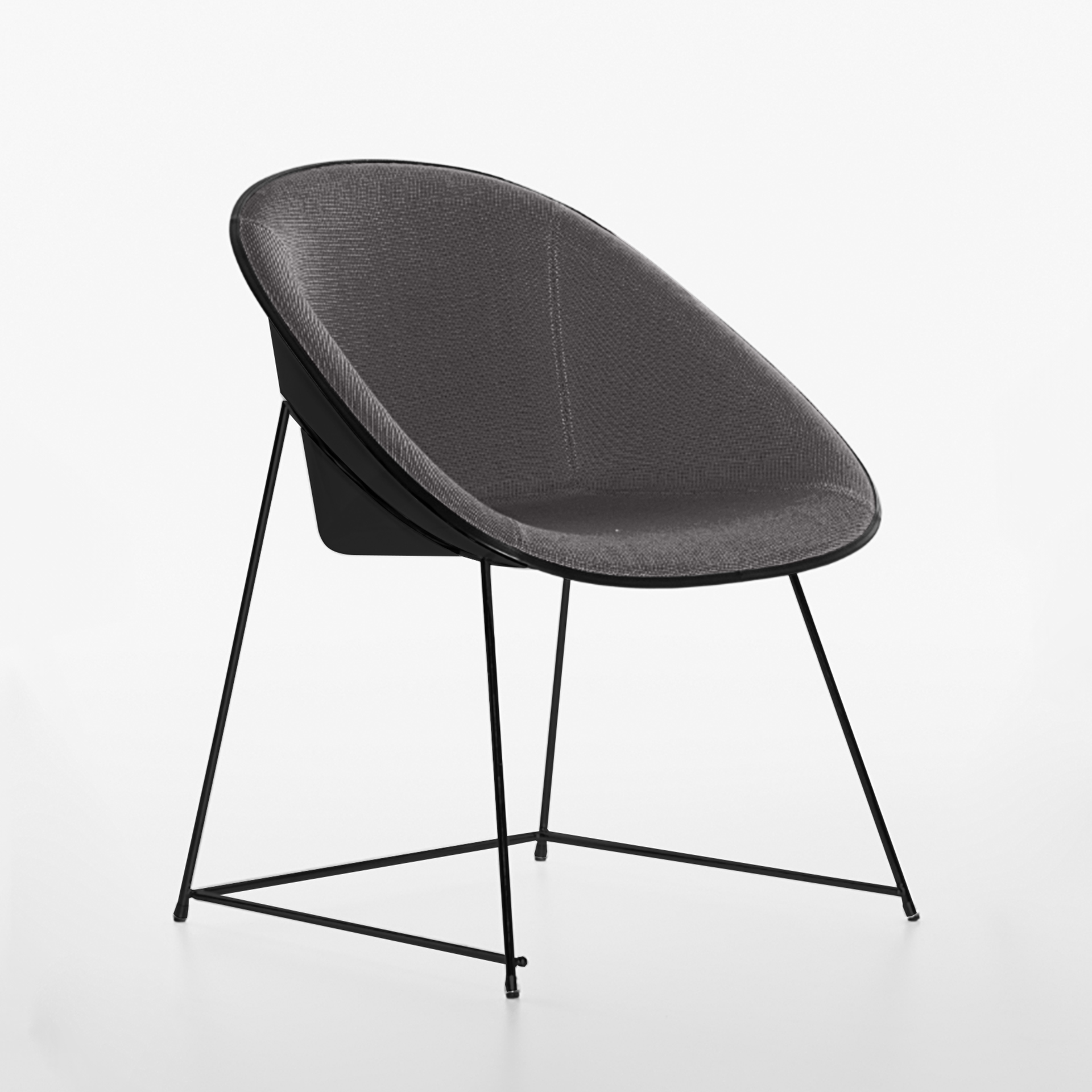 Konferenzstühle Plank Cup (Anthrazit, Neu, Schwarz)