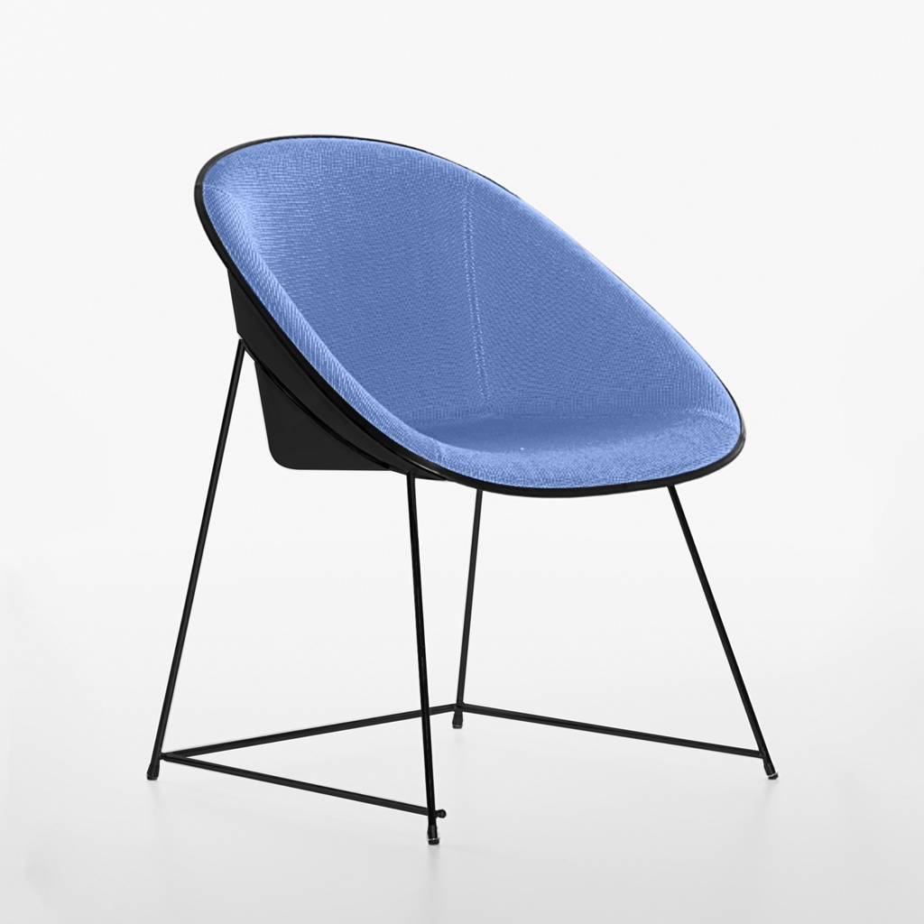 Konferenzstühle Plank Cup (Neu, Blau, Schwarz)