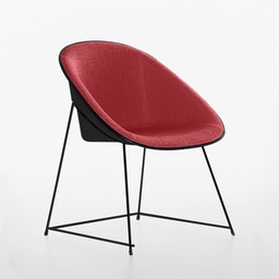 Konferenzstühle Plank Cup (Rot, Neu, Schwarz)