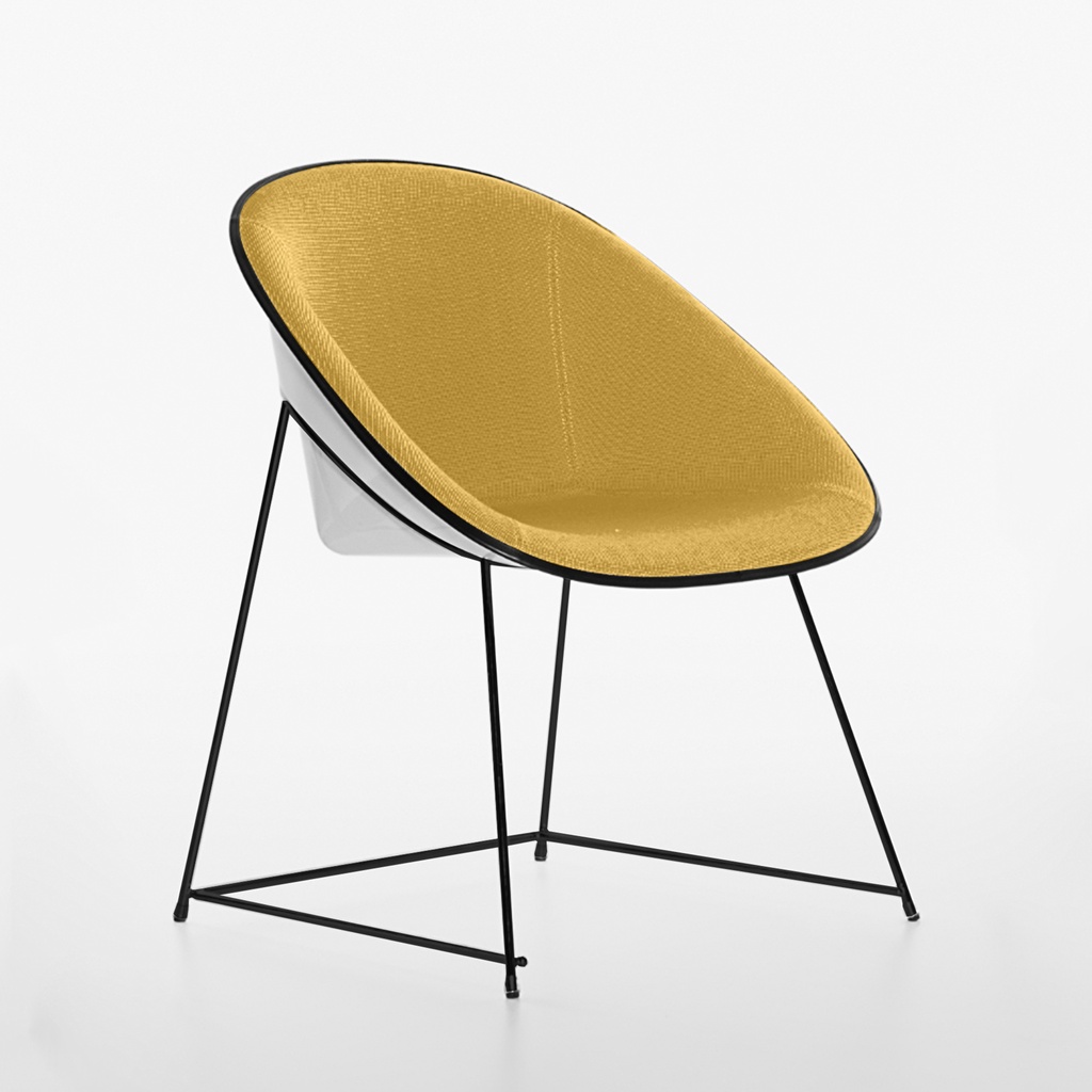 Konferenzstühle Plank Cup (Gelb, Neu, Weiss)