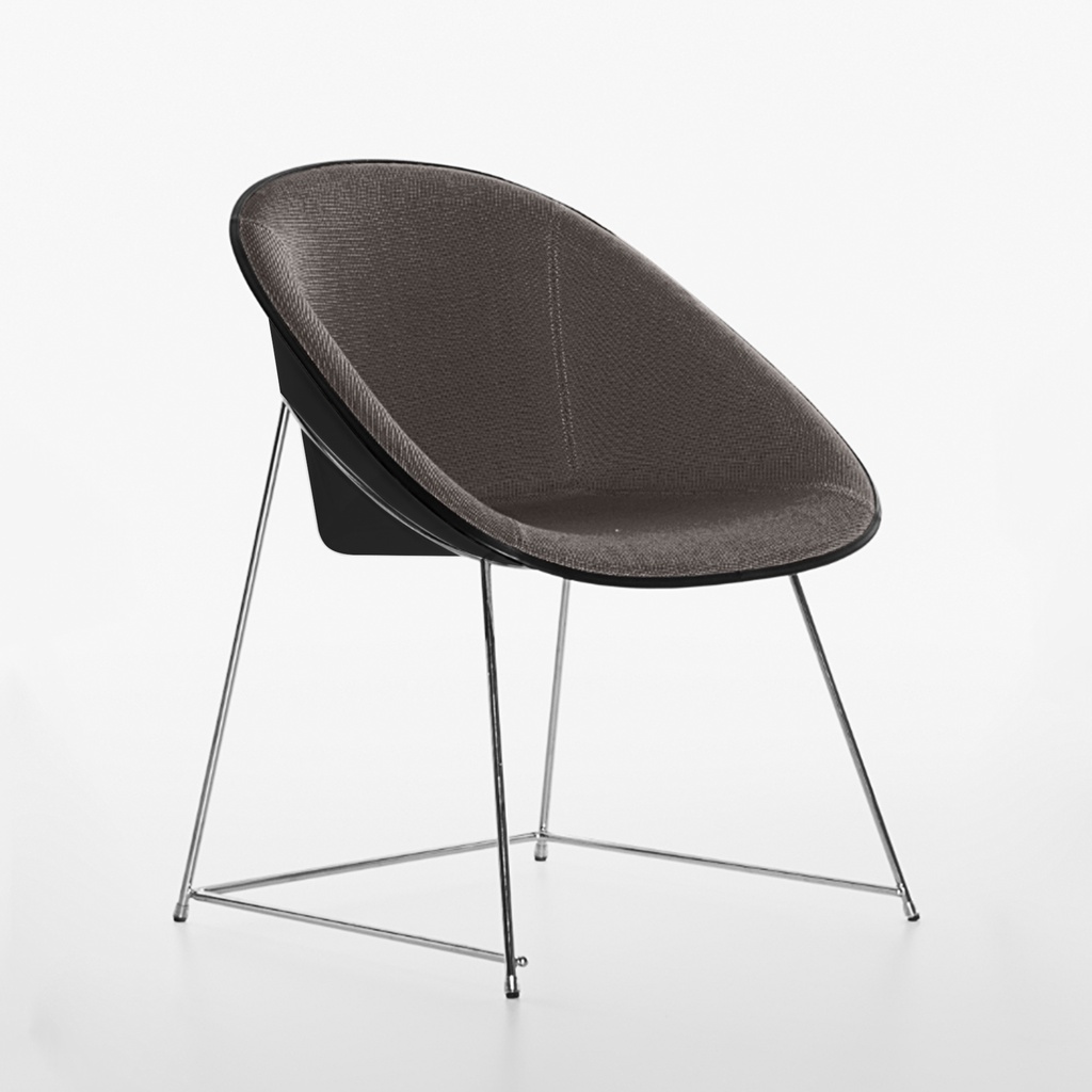 Konferenzstühle Plank Cup (Dunkelbraun, Neu, Schwarz)