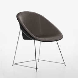 Konferenzstühle Plank Cup (Dunkelbraun, Neu, Schwarz)