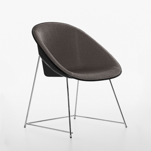 Konferenzstühle Plank Cup (Dunkelbraun, Neu, Schwarz)