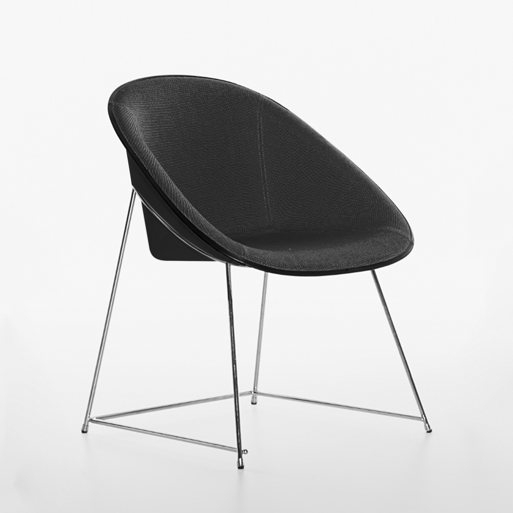 Konferenzstühle Plank Cup (Schwarz, Neu, Schwarz)