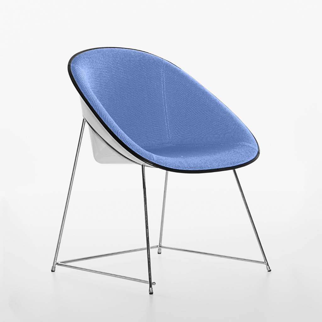 Konferenzstühle Plank Cup (Neu, Blau, Weiss)