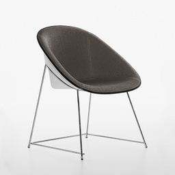 Konferenzstühle Plank Cup (Neu, Dunkelbraun, Weiss)