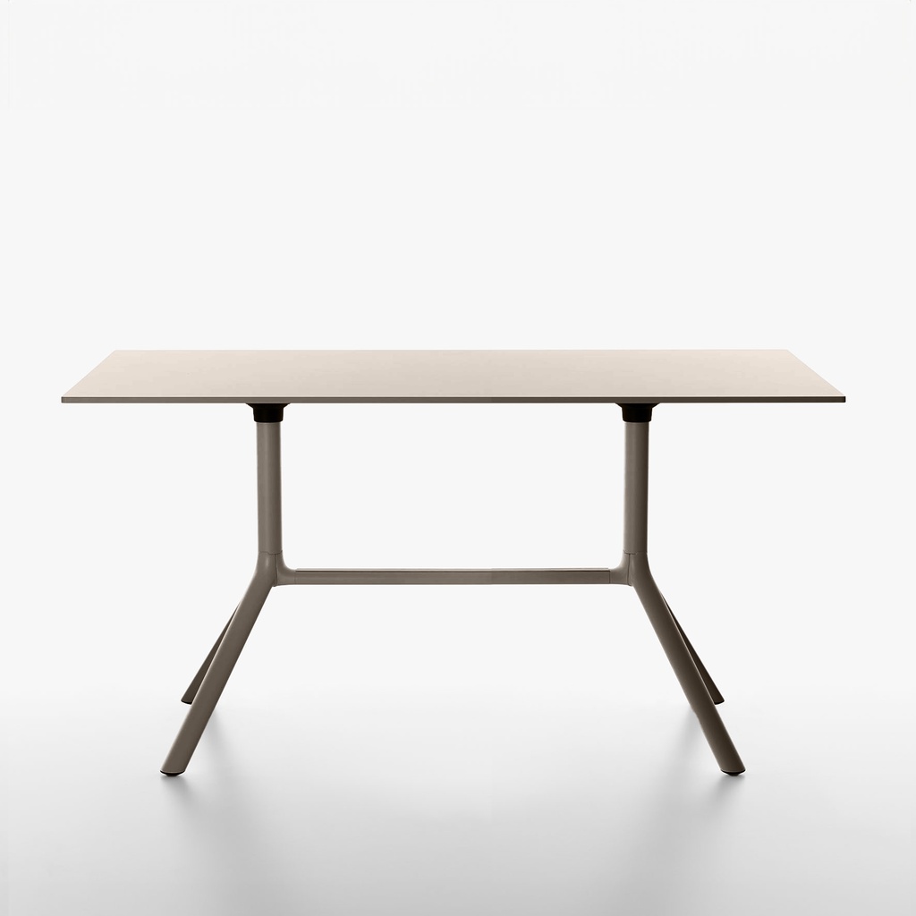 Tisch klappbar Plank Miura (Neu, 140x70, Beige)