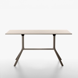 Tisch klappbar Plank Miura (Neu, 140x70, Beige)