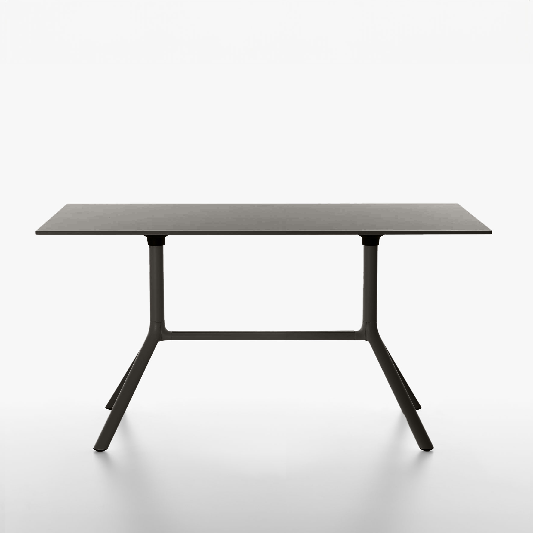 Image of Tisch klappbar Plank Miura 140x70 cm, Grau, Rechteckig, Neu - Perfekt für Meetings