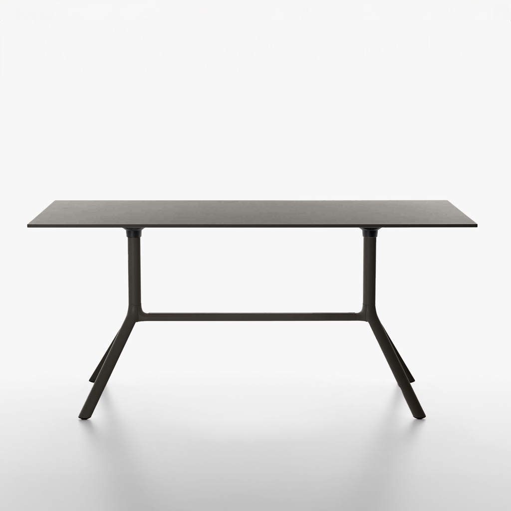 Image of Tisch klappbar Plank Miura 160x80 cm, Grau, Rechteckig, Sehr gut - Perfekt für Meetings