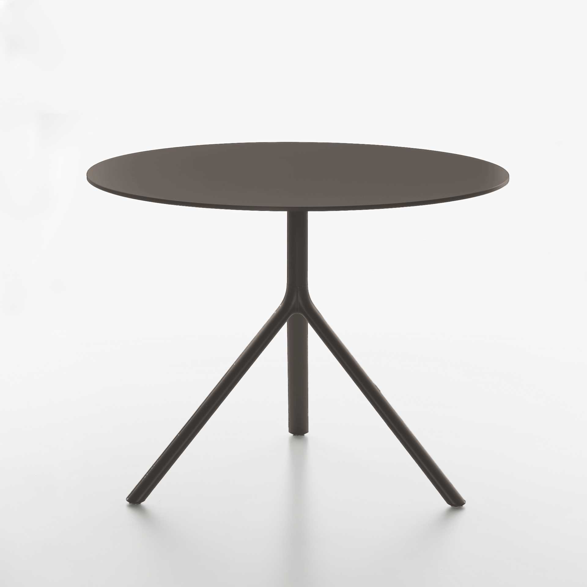 Image of Tisch Plank Miura 100x100 cm, Grau, Rund, Neu, Tisch - Hochwertig & langlebig